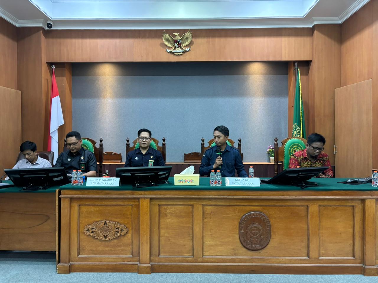 Pengadilan Agama Tarakan Terima Kunjungan KPU Kota Tarakan dalam Rangka Benchmarking Pembangunan ZI Menuju WBK