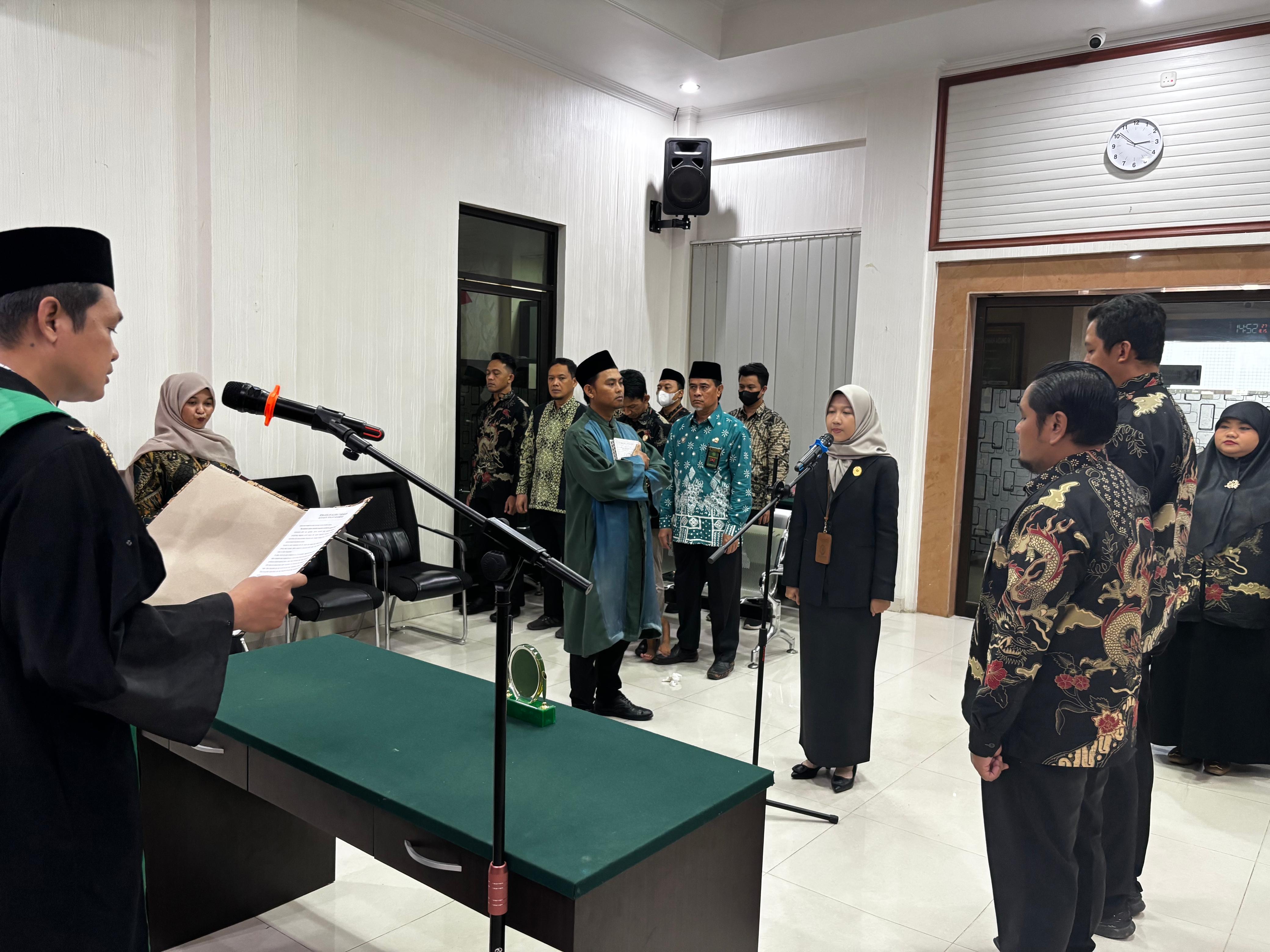 Pelantikan Panitera Pengganti Lokal Pengadilan Agama Tarakan