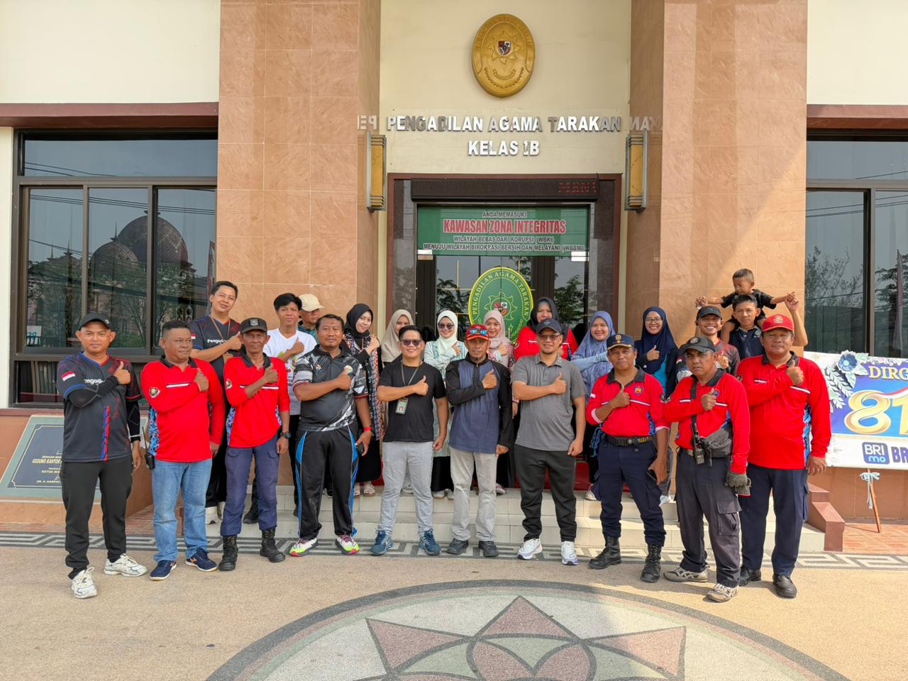Sosialisasi dan Simulasi Tanggap Bencana dan Kebakaran dari Damkar Kota Tarakan